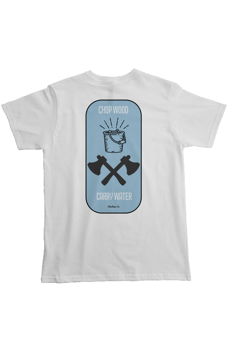 Organic Cotton Chop Wood Carry Water Original Pocket Tee