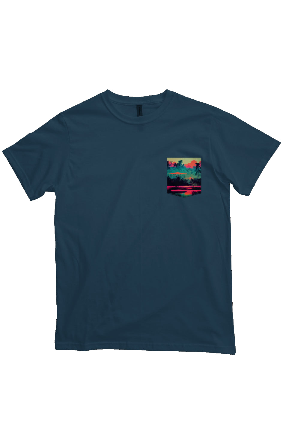 Organic Cotton "Live Aloha" Pocket Tee