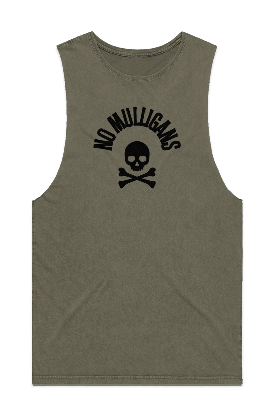 MENS STONE WASH BARNARD TANK