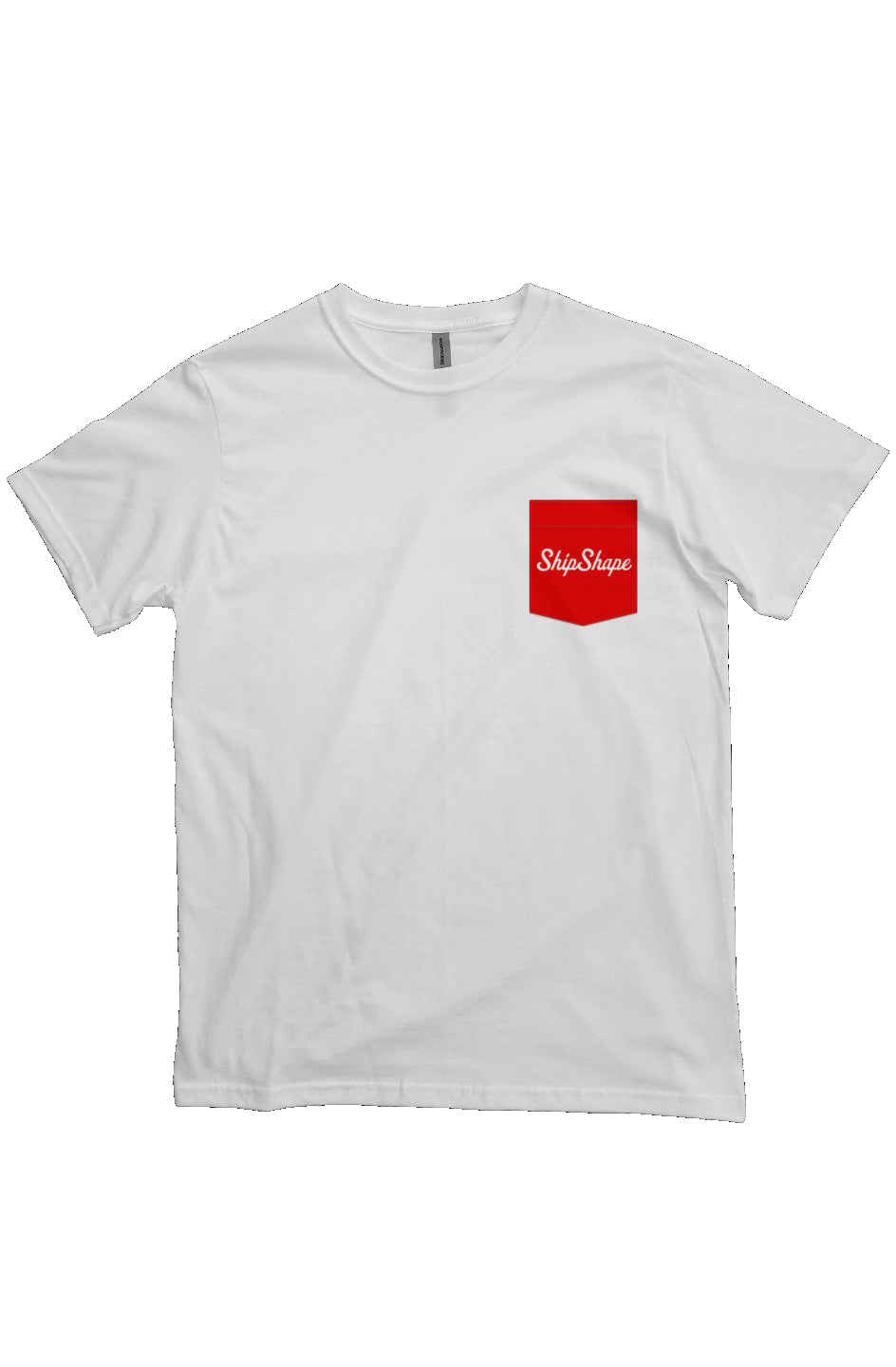 Classic ShipShape Pocket Tee - Red Pocket