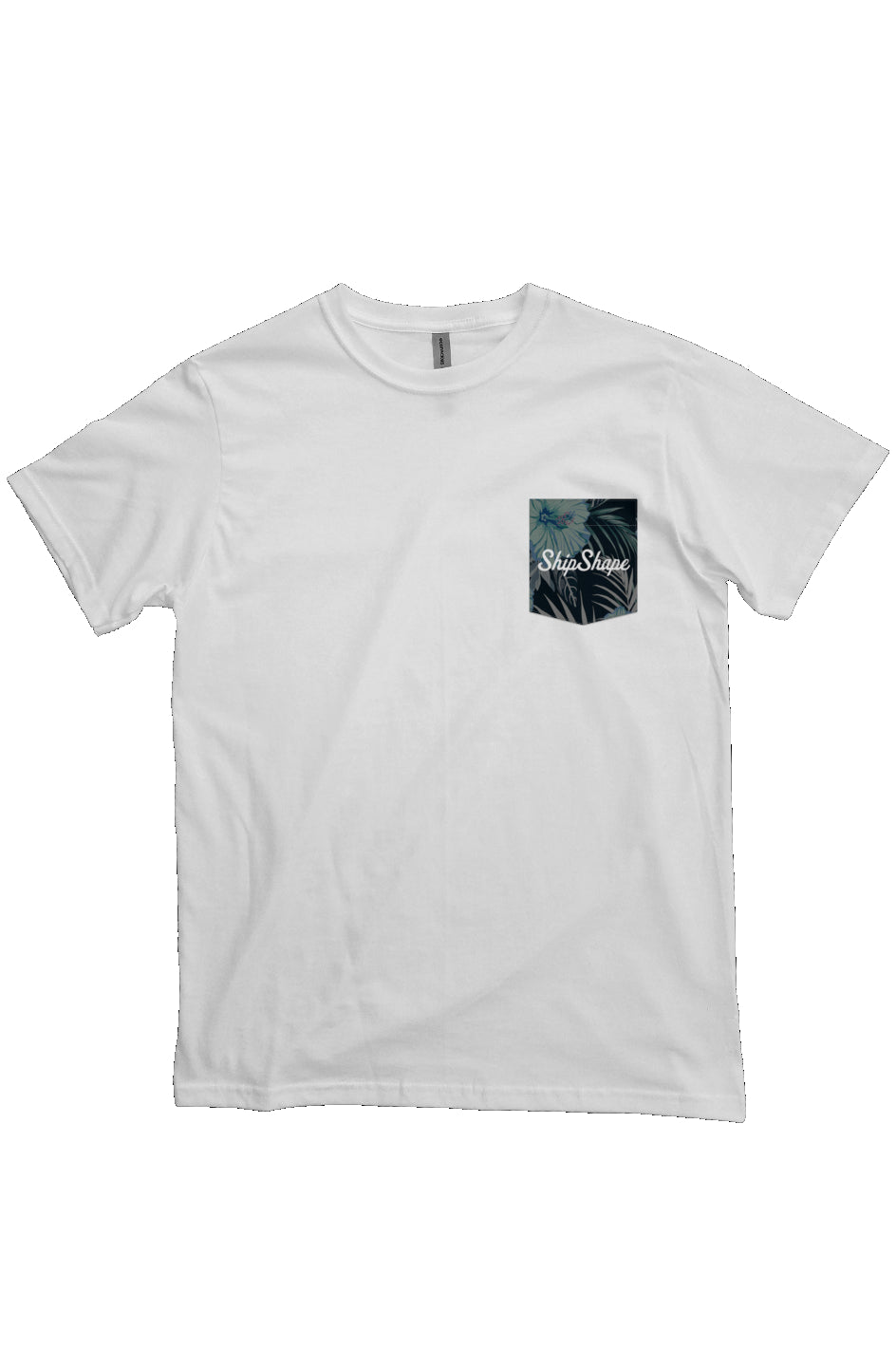 Organic Cotton Hawaiian Print Pocket Tee