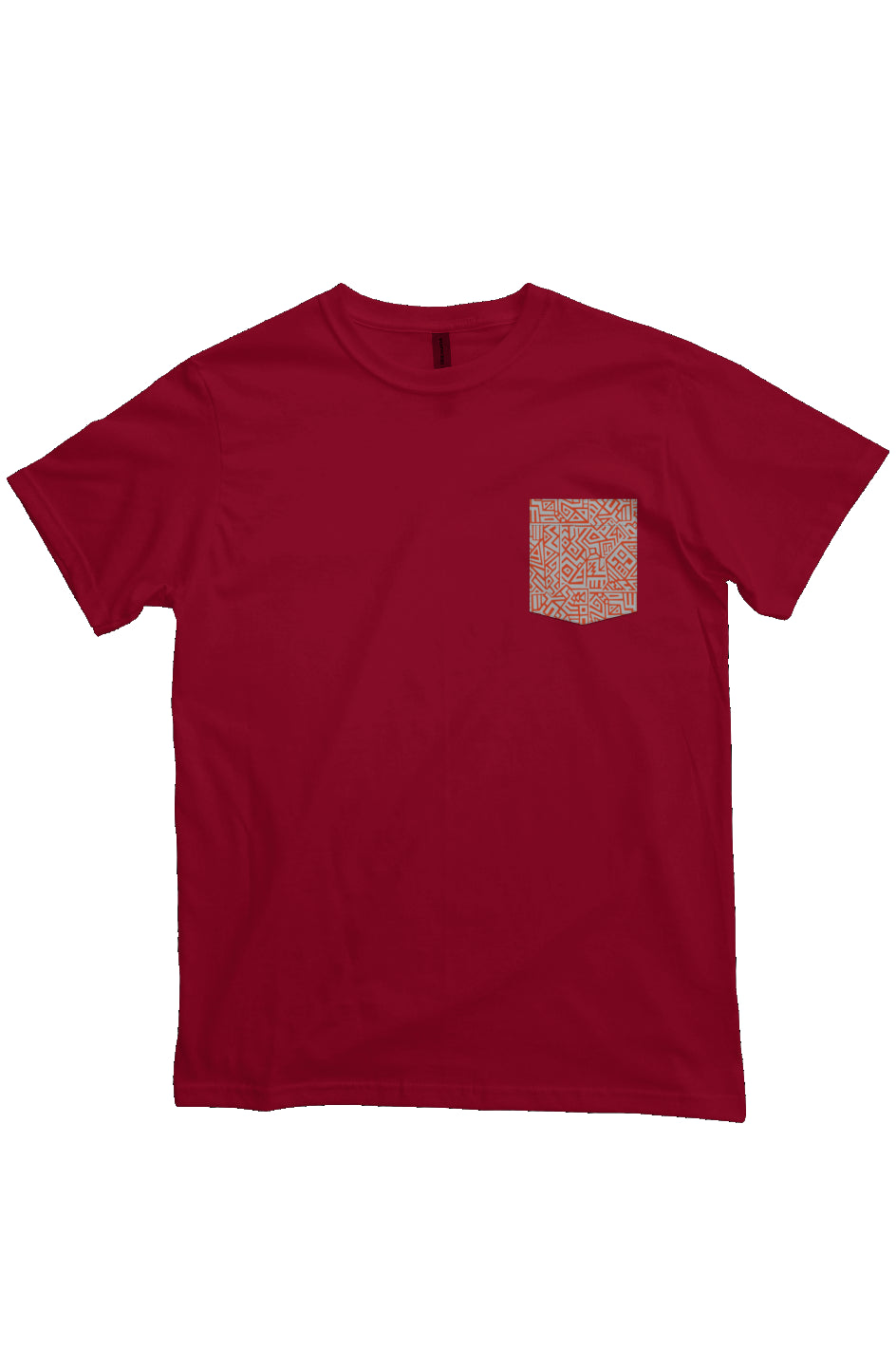 Organic Cotton Ancient Geo Pocket Tee