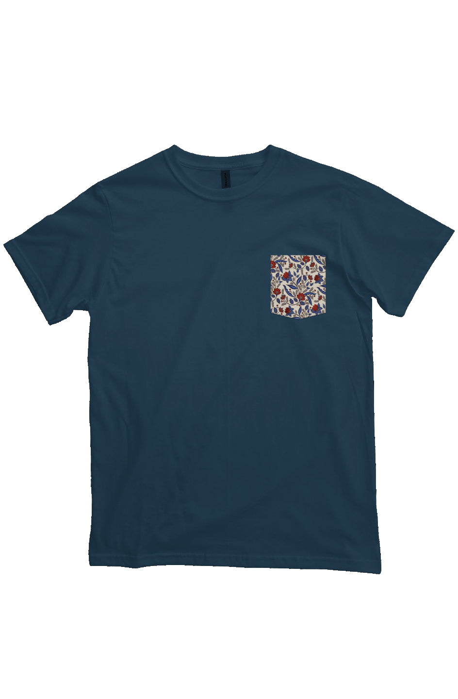 Organic Cotton Tattered Chintz Pocket Tee