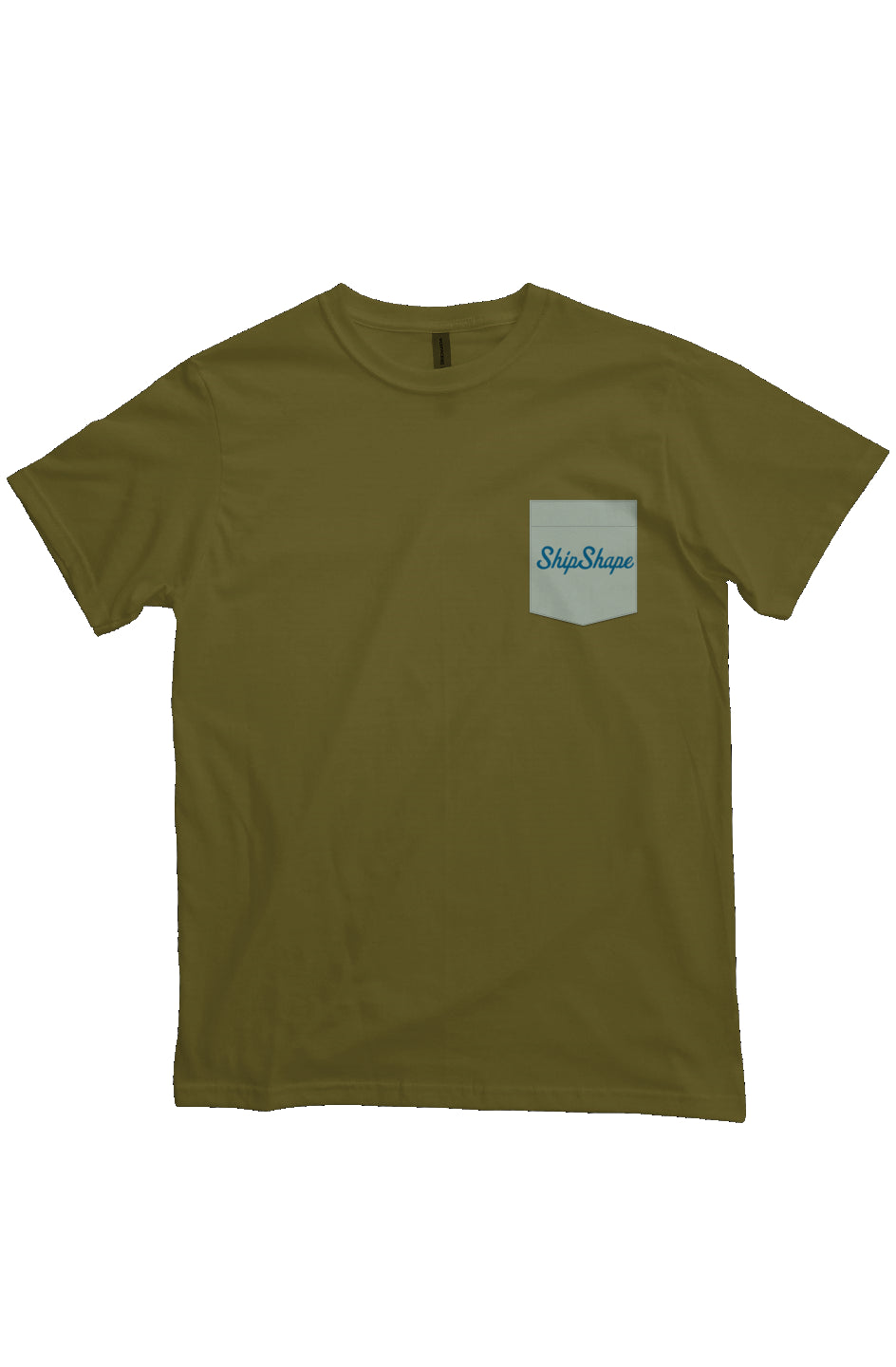 Classic ShipShape Pocket Tee - Light Green Pocket