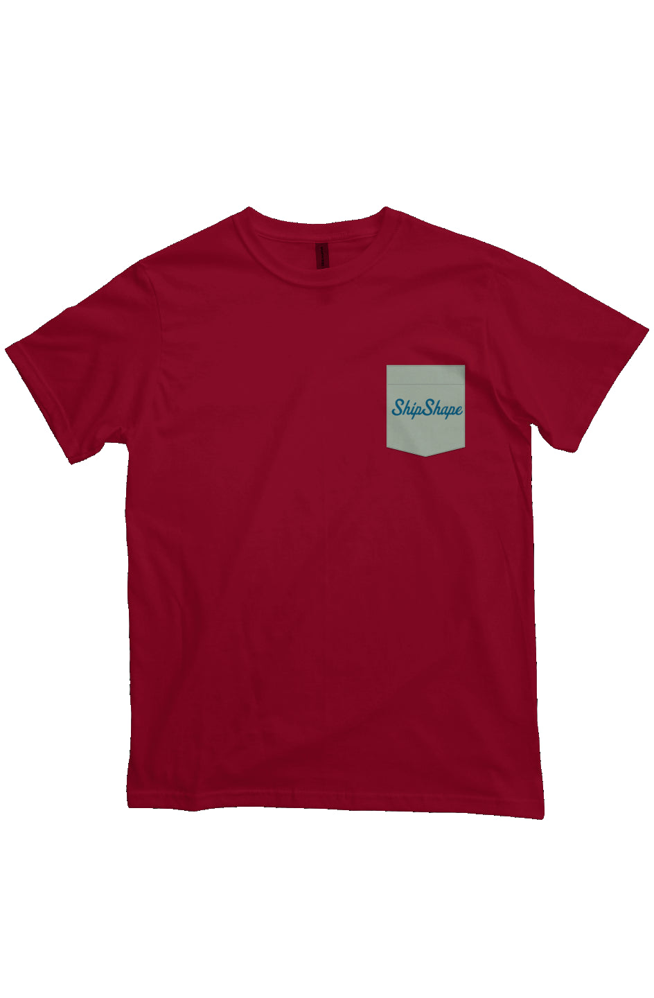 Classic ShipShape Pocket Tee - Light Green Pocket