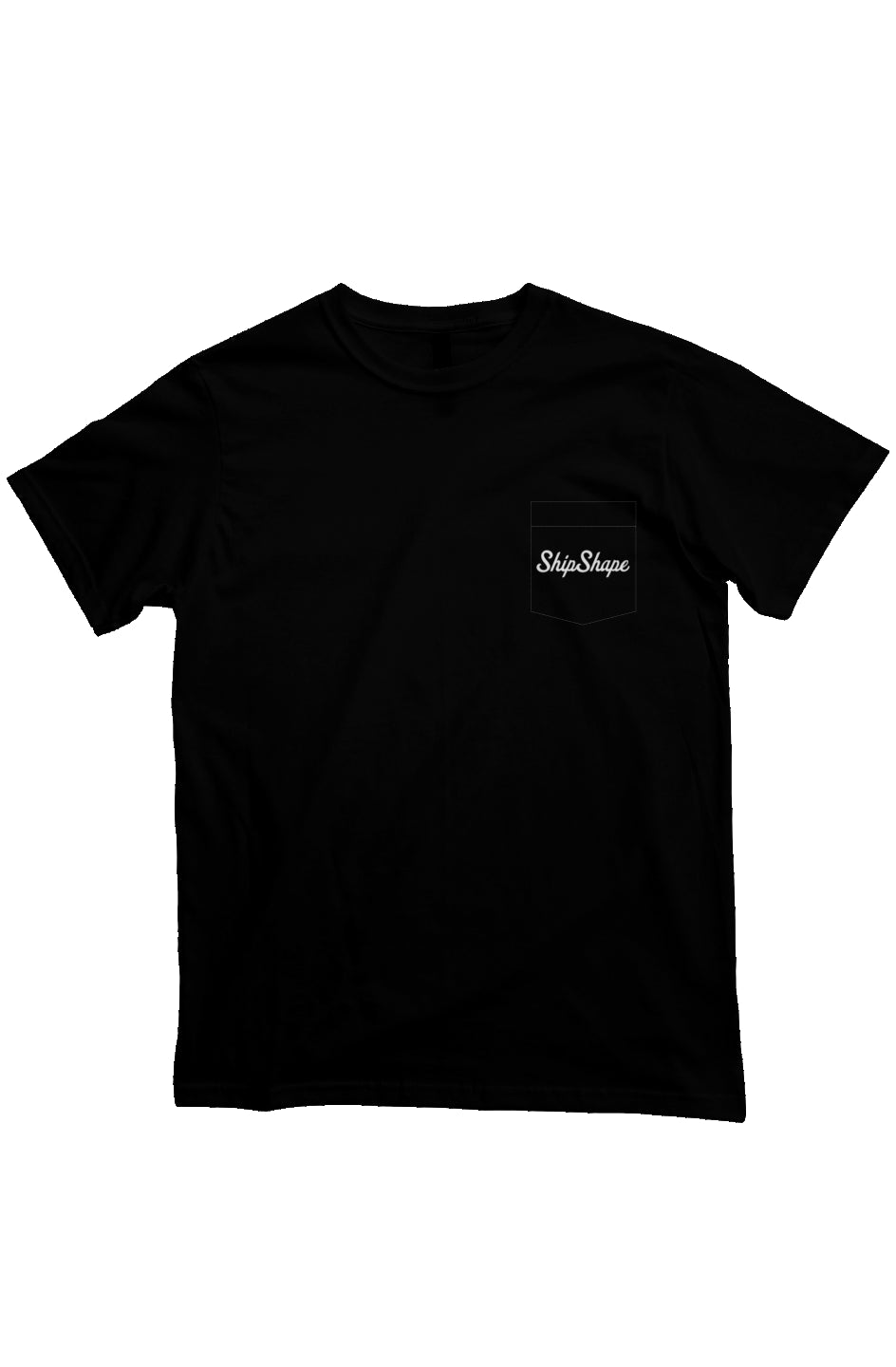 Classic ShipShape Pocket Tee - Black Pocket